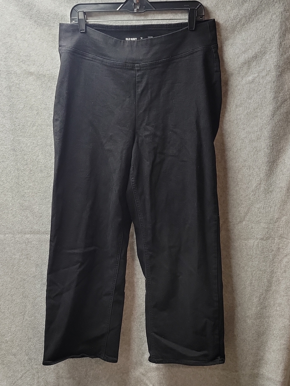 Old Navy Womens Black Wideleg Jeans